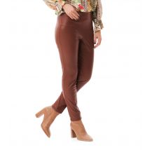MONACO blue Hose Sophie Bodyform Glattlederoptik 44 havanna