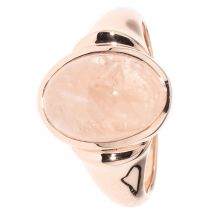 CM Edelsteinzauber Solitär-Ring , Morganit, Silber 925 rosévergoldet 19 Morganit