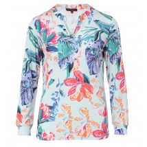 Christian Materne Silk-Touch Blusenshirt mit Blütendruck 34 multicolour