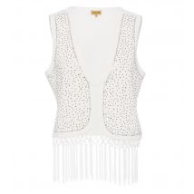 Sarah Kern Weste Tassle 44 weiß