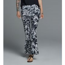 Sarah Kern Frenchjersey Hose Tropical Dream 36 schwarz-weiß