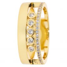 Sarah Kern LUXURY online Band-Ring ""Luxury Lightning"", 30 Zirkonia 17 vergoldet