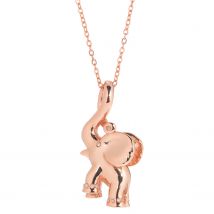 atinka Anhänger mit Kette ""Happy Elephant"", SI 925 x rosévergoldet