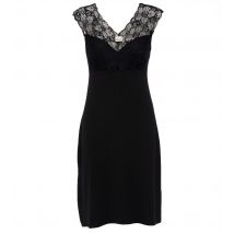 PURE SHAPE DAY&NIGHT Nachthemd mit Spitze 46/48 schwarz