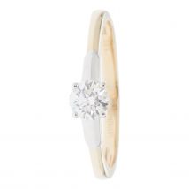 CM Private Diamonds Brillant-Ring, 0,50 ct., SI, feines Weiß, Gold 585 20 Gold 585