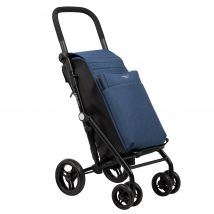 clever daheim Einkaufstrolley Thermo x blau