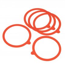 Nonas Welt Einkochringe Silikon, 30er Pack, Ø 92 mm, rot x rot
