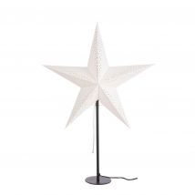 Belles Décorations Weihnachtsstern Tischlampe x weiß