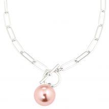 Christian Materne Just Pearls Trend-Collier, MK-Perle, Langankerkette x rosé