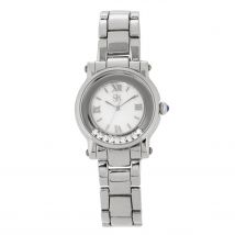 Sarah Kern LUXURY Armband-Uhr ""Happy Time"", bewegl. Kristalle x silber