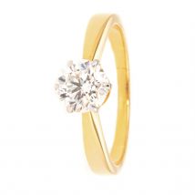 CM Private Diamonds Brillant-Ring, 1,0 ct.,VS, E-F 19 Gelbgold 585