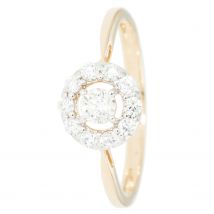 CM Private Diamonds Entourage-Ring, Brillant, 0,50 ct. SI G-H 21 Gold 585