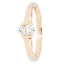 CM Private Diamonds Brillant-Ring, 0,50 ct. LG-Diamond oval, Gold 585 17 Gelbgold 585