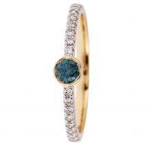 CM Private Diamonds Rivière-Ring, Diam. Blau weiß G585 19 Diamant