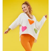 Accessoire Boutique Pullover Heart one size weiß
