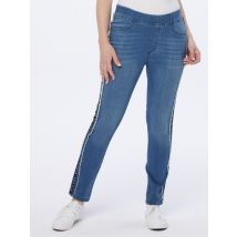 Body Needs Sweat Jeans mit Seitennahtverzierung 19 jeansblau