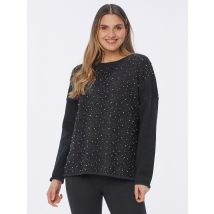 Georg Stiels DONNA Pullover in Lurex-Paillettengarn 50/52 schwarz