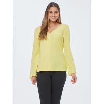 incasual Strukturpullover 46 zitronengelb