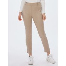 MONACO blue Hose Chloé Velourslederoptik 44 beige