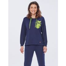 MONACO blue WEEKEND Sweatshirt Delicious Ananas 36 marine