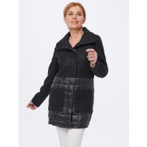 Georg Stiels DONNA Outdoorjacke im Materialmix 38 schwarz