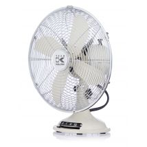 clever daheim Nostalgie Metall-Tischventilator x creme