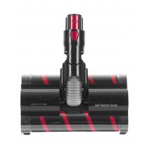 Sauber daheim INVICTUS X9 Facelift 360ø Hartboden-Elektrobürste x schwarz/rot