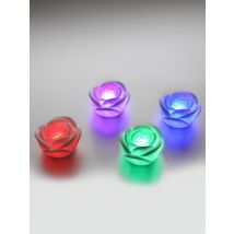 Sascha Heyna rundum dekorativ LED Rosen mit Farbwechsel, 8er Set x weiß