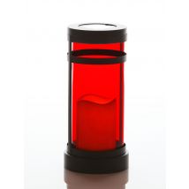 Sascha Heyna rundum dekorativ LED Outdoor Grablampe ARIMO Solar x schwarz/rot