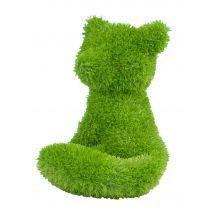 Belles Décorations Outdoor-Figur Fuchs sitzend, UV-beständig 35 cm grün