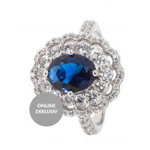 Sarah Kern LUXURY online Entourage-Ring ""Royal Darling"" 73 Zirkonia, rhod. 18 rhodiniert