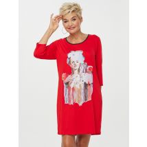 Belli Beaux Bigshirt Woman on Painting 40/42 rot