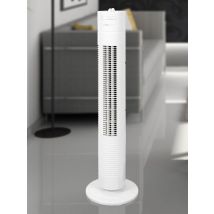 Wohlfühlklima Tower- Ventilator mit 3 Geschwindigkeitsstufen x weiß