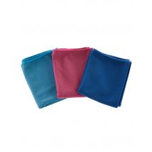 HiGloss Kühltuch fresh&relax, 3er Set x hellblau/dunkelblau/rot