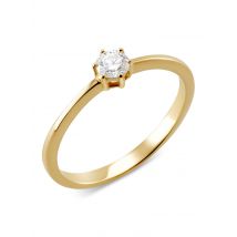 DIAMONDS Brillant-Ring, 0,25 ct.,SI,weiß,IGI-Zert.,Gold 585 16 Gold 585