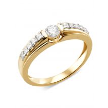 DIAMONDS Brillant-Ring, 0,50 ct. SI, G-H 17 Gold 585