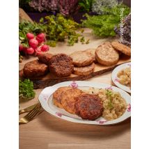 Pures Österreich Knödel 4er Set mit Sauerkraut x x Speckpress