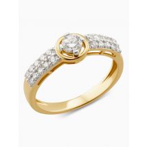 DIAMONDS Brillant-Ring, Zertifikat, 0,50 ct., SI, Gold 585 21 Gold 585