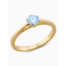DIAMONDS Solitär-Ring, ""Blue Crown"", LG, 0,50 ct., SI 19 Gelbgold 585