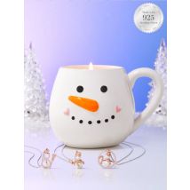 Mein Lieblingsplatz Schneemann Duftkerze in der Tasse