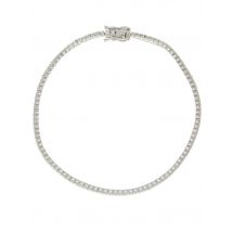 Atelier Kroll Tennis-Armband, Brillanten, Länge ca. 19 cm x Diamant