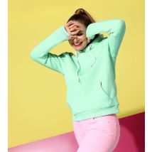 Zwillingsherz Online Neon Hoody - Online Exklusiv S/M grün