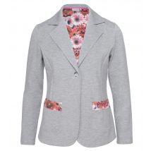 Bildschön by Natascha Ochsenknecht Jerseyblazer 46 grau-melange