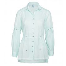 Body Needs Bluse mit Ösendetail 36 mint