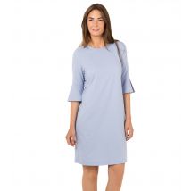 Sarah Kern Outlet Kleid mit Volant 36 rauchblau