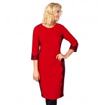 Sarah Kern Outlet Kleid mit Spitzenapplikation 48 rot