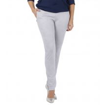 MONACO blue Hose Calais in Lammnappaoptik 50 silbergrau