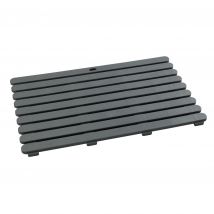 WENKO Badematte Indoor & Outdoor, 50 x 80 cm x grau