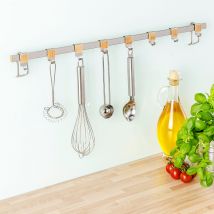 WENKO Vacuum-Loc Hakenleiste Premium, 60 cm x Edelstahl