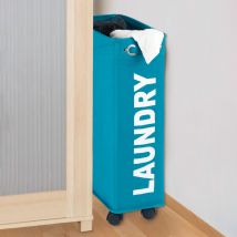WENKO Wäschesammler Corno, 43 l x petrol